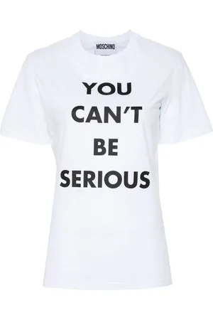 Moschino Text-print cotton T-shirt