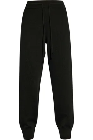 Burberry Embroidered-logo knitted track pants