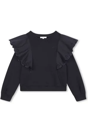 Chloé Ruffled cotton sweatshirt