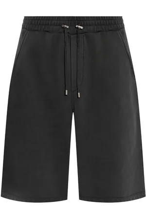 Balmain Logo-embroidered track shorts