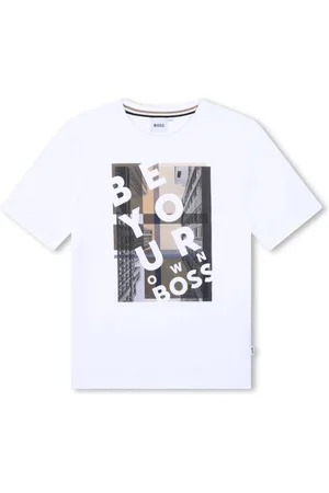 HUGO BOSS Graphic-print cotton T-shirt