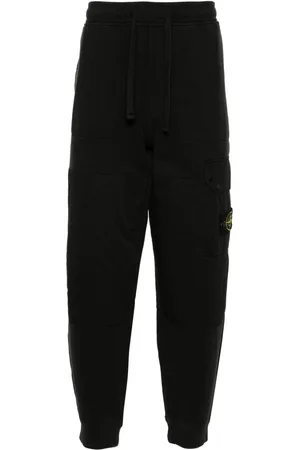 Stone Island Compass-badge panelled track pants
