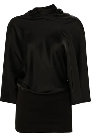 Rick Owens Cylinder satin blouse