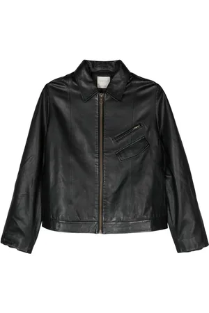 FORTE FORTE Zip-up leather jacket