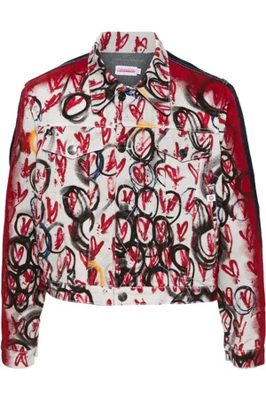 Charles Jeffrey Loverboy Painted denim jacket