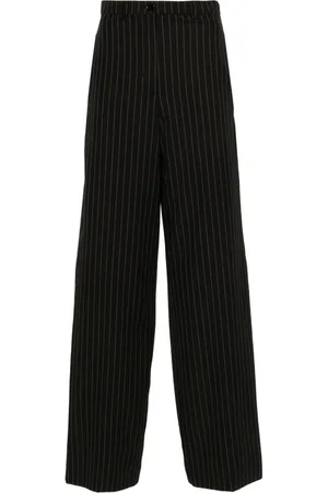 Patrizia Pepe Pinstriped pleated straight trousers