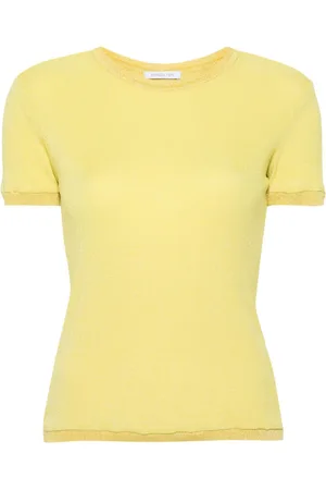 Patrizia Pepe Lurex short-sleeved jumper
