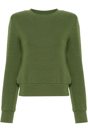 Patrizia Pepe Shoulder-pads cotton sweatshirt