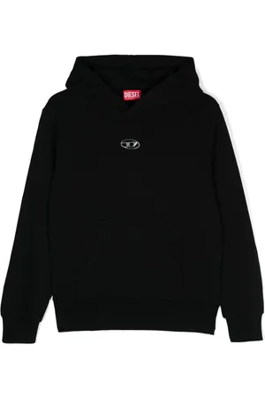 Diesel Oval D-print cotton hoodie