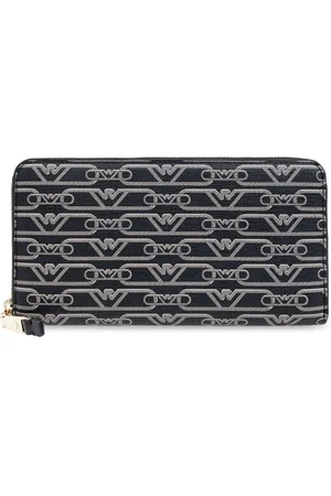 Emporio Armani Jacquard-print zipped wallet