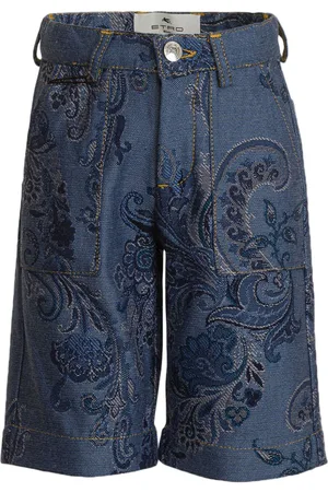 Etro Patterned-jacquard bermuda shorts