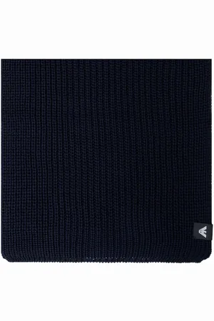 Emporio Armani Logo-patch knitted scarf