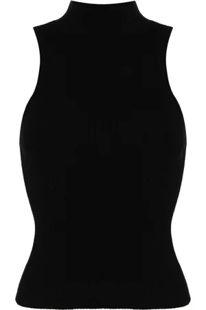 Reformation Tallulah ribbed cashmere top