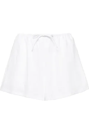 Reformation Zoey drawstring linen shorts