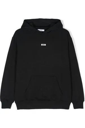 Msgm Logo-print cotton hoodie