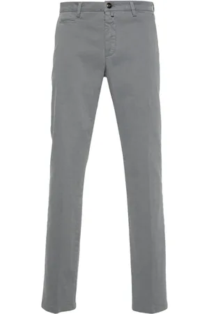 BRIGLIA Slim-cut chino trousers