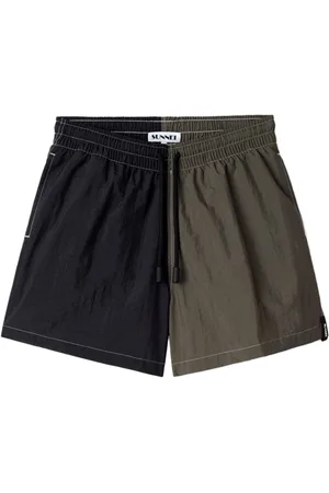 SUNNEI Colour-block swim shorts