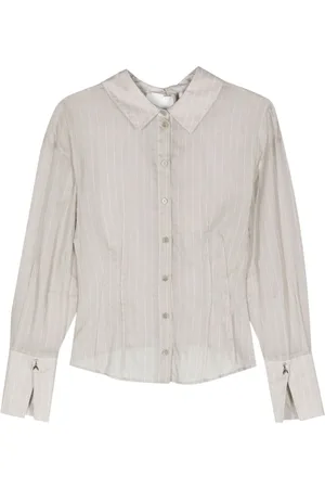 Patrizia Pepe Pinstriped cotton shirt