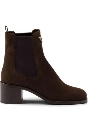 Prada Suede 55mm Chelsea booties