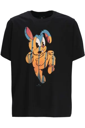 Paul Smith Graphic-print rabbit t-shirt
