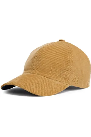 Patou Logo-embroidered corduroy cap