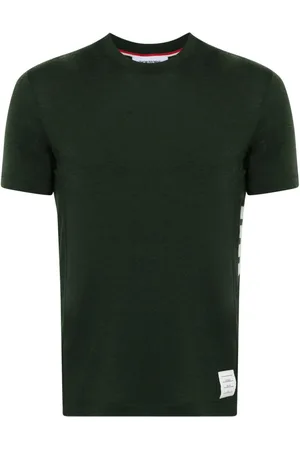 Thom Browne Stripe-detailing wool T-shirt