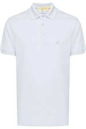 Etro Pegaso-embroidered cotton polo shirt