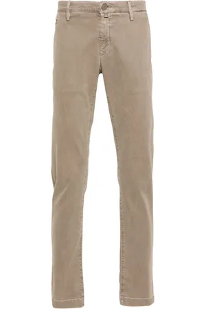 Jacob Cohen Bobby logo-patch trousers