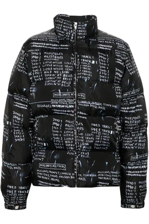 MISBHV X Jean-Michel Basquiat Discography puffer jacket