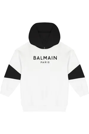 Balmain Logo-print cotton hoodie