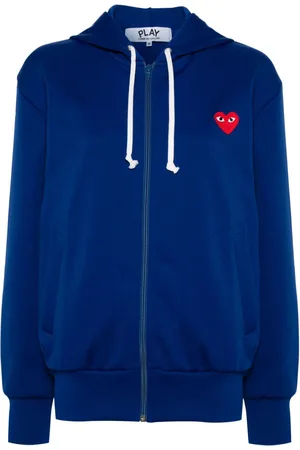Comme des Garçons Heart-patch hoodie