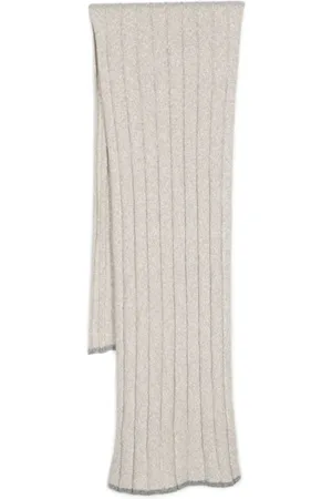 Brunello Cucinelli Mélange-effect knitted scarf
