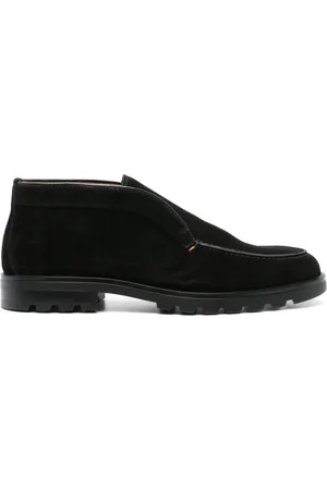 santoni Slip-on suede boots