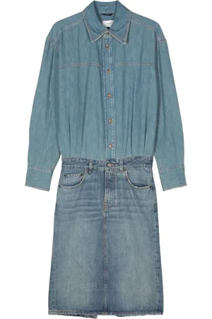haikure Joelle midi denim dress