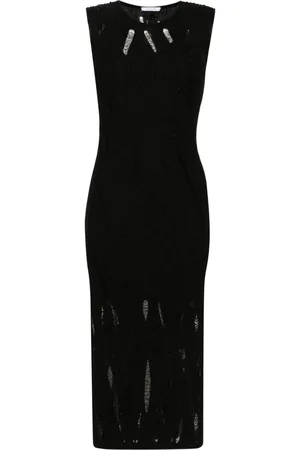 Patrizia Pepe Sleeveless knitted midi dress