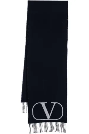 VALENTINO GARAVANI VLogo Signature frayed scarf