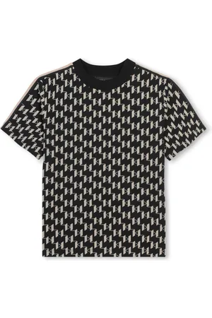Karl Lagerfeld Monogram-print cotton T-shirt