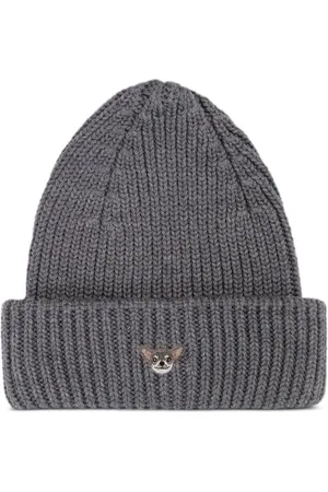 PELO FOUNDATION Dog-appliqué beanie