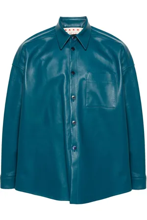Marni Long-sleeve leather shirt