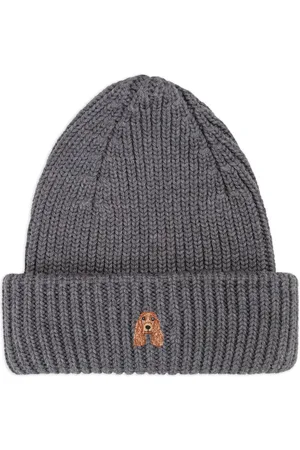 PELO FOUNDATION Dog-appliqué beanie