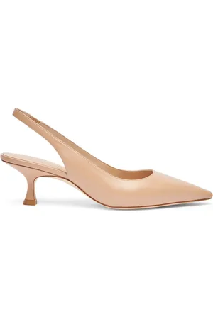 Stuart Weitzman 35mm Naomi leather pumps