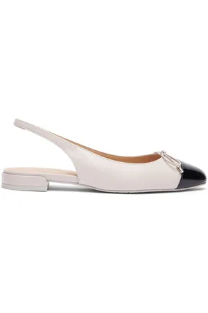 Stuart Weitzman Sleek Bow Slingback ballerina shoes