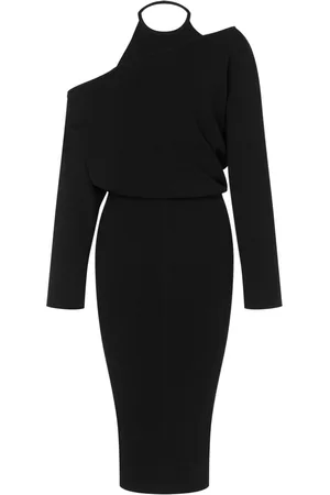 Moschino Asymmetric neck dress