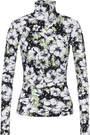 Moschino Floral-print roll-neck top