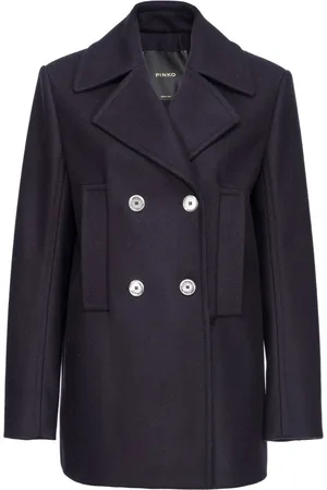Pinko Double-breasted peacoat