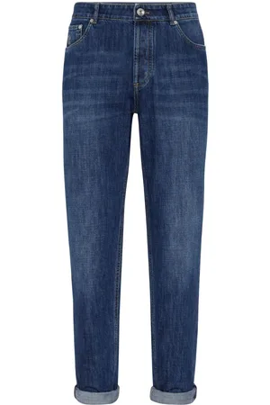 Brunello Cucinelli Mid-rise tapered jeans