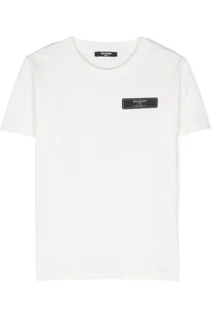Balmain Logo-patch T-shirt