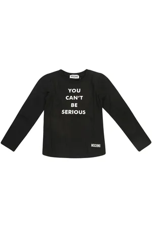 Moschino Slogan-print long-sleeve T-shirt