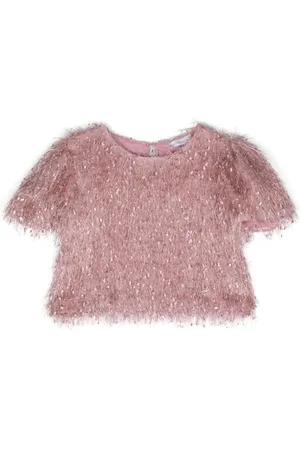 MONNALISA Open-top fringe jacket