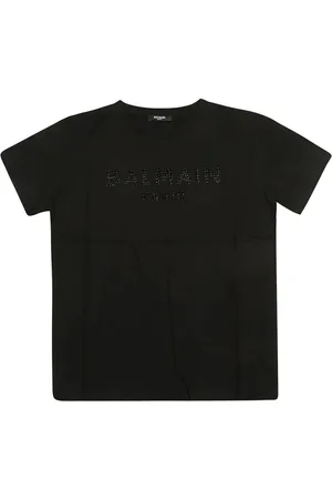Balmain Logo-lettering cotton T-shirt